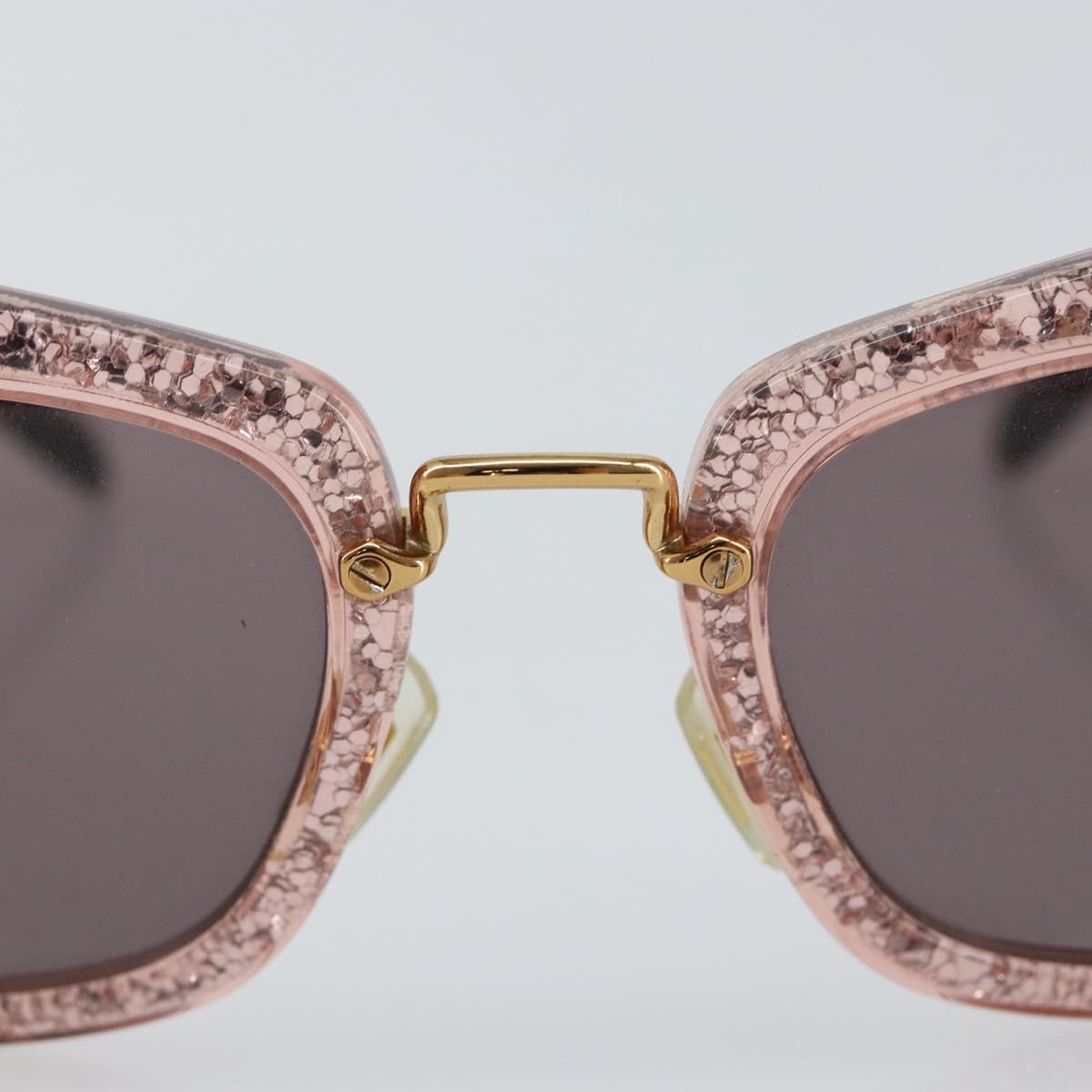 Miu Miu Sunglasses plastic Pink Auth am9253