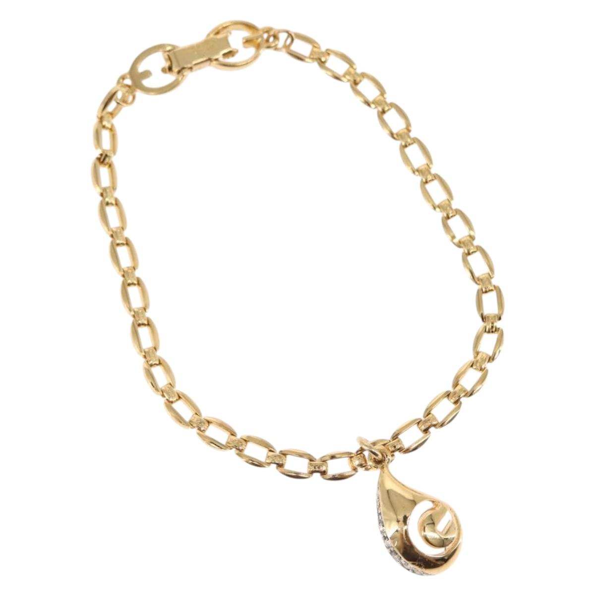 GIVENCHY Bracelet metal Gold Auth am9254