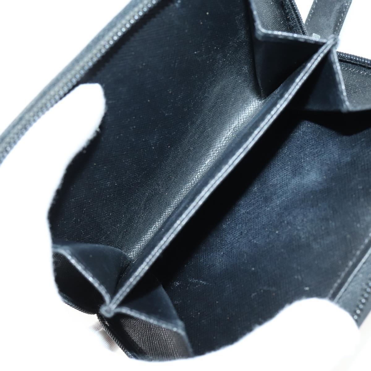 PRADA Wallet Leather Nylon 3 Set Gray Black Auth am9255