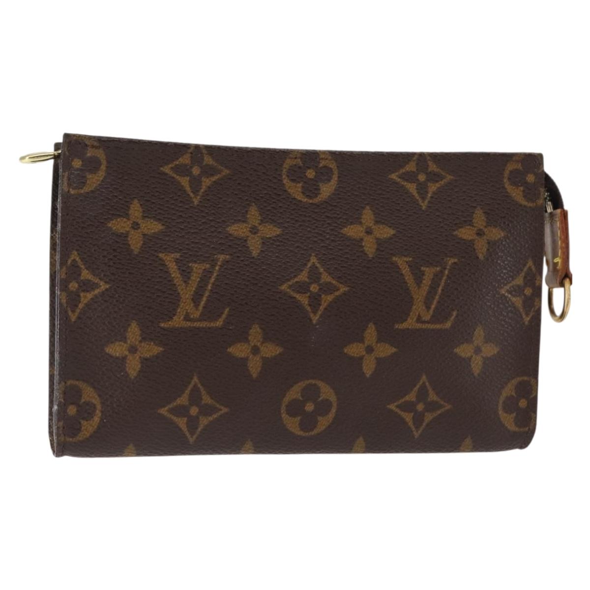 LOUIS VUITTON Monogram Bucket PM Accessory Pouch LV Auth am9280