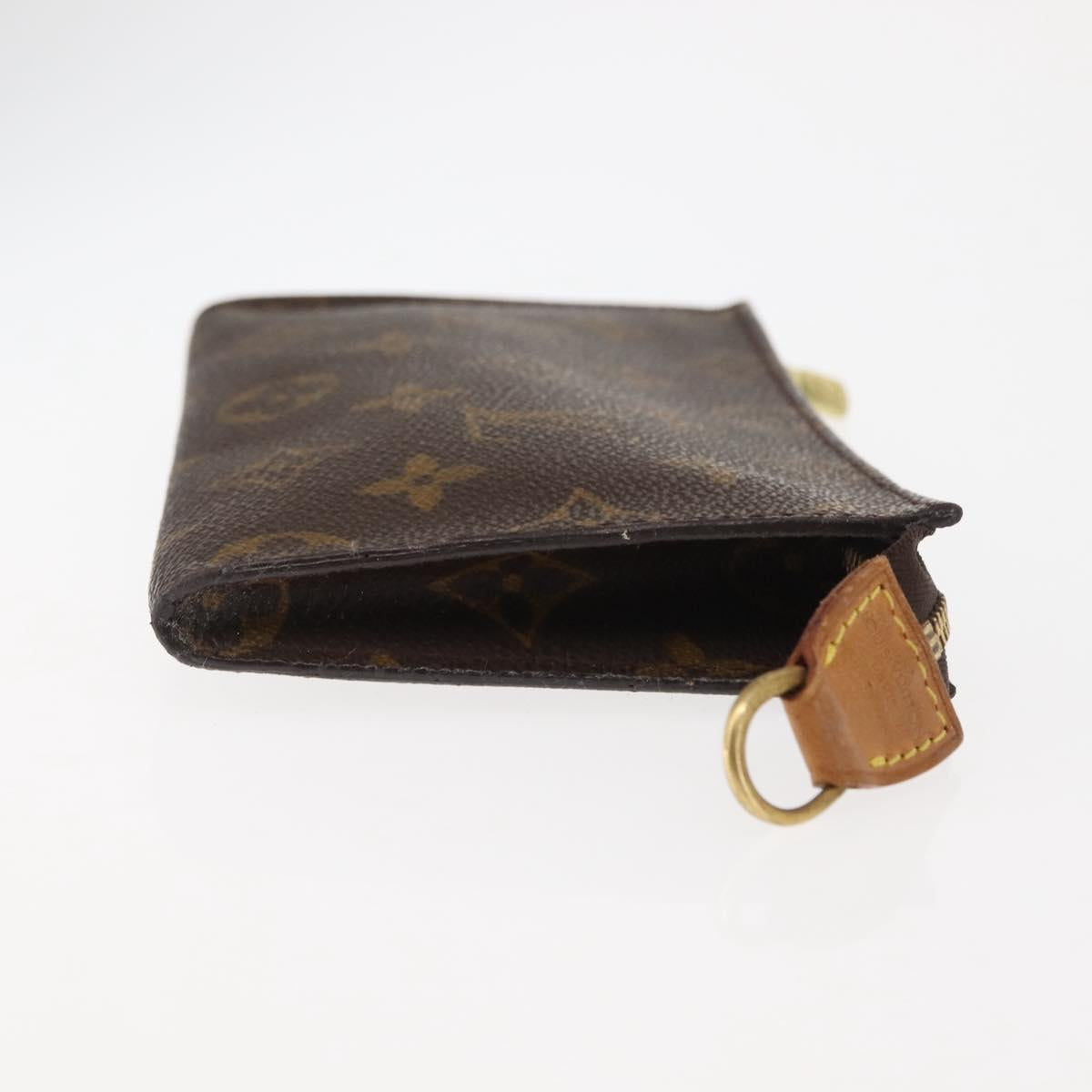 LOUIS VUITTON Monogram Bucket PM Accessory Pouch LV Auth am9280