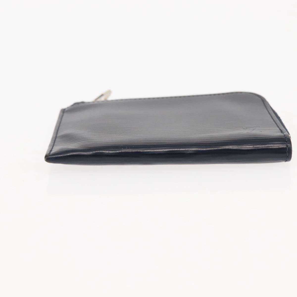 LOUIS VUITTON Epi Porte Monnaie NM Coin Purse Andigo blue LV Auth am9281