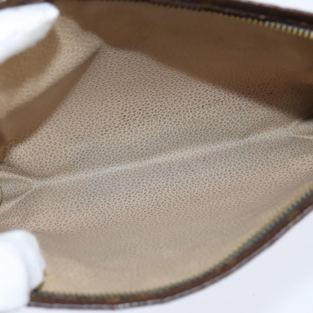 Burberrys Louis Vuitton Monogram Clutch Bag PVC Vintage 3Set Beige Auth am9305