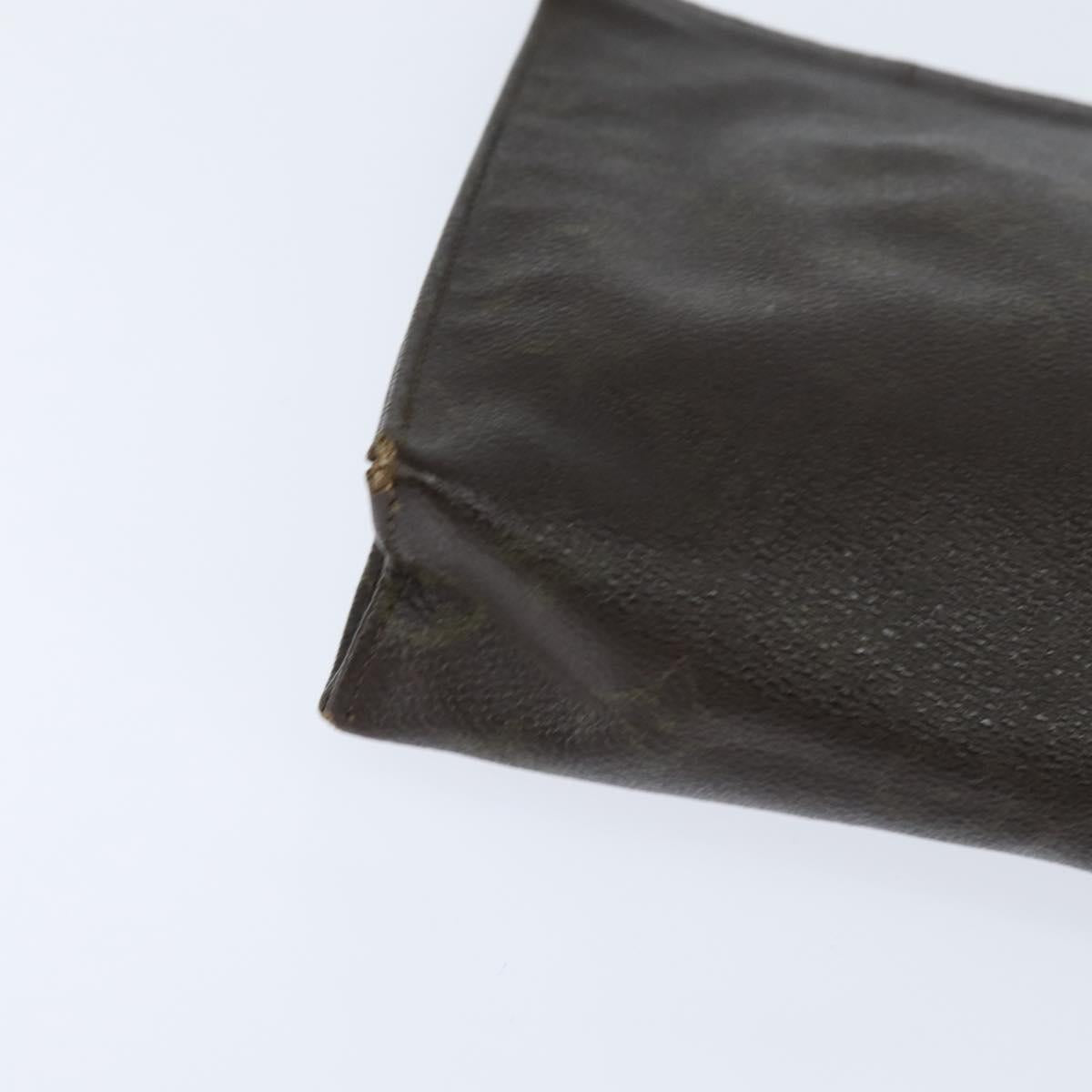 Burberrys Louis Vuitton Monogram Clutch Bag PVC Vintage 3Set Beige Auth am9305