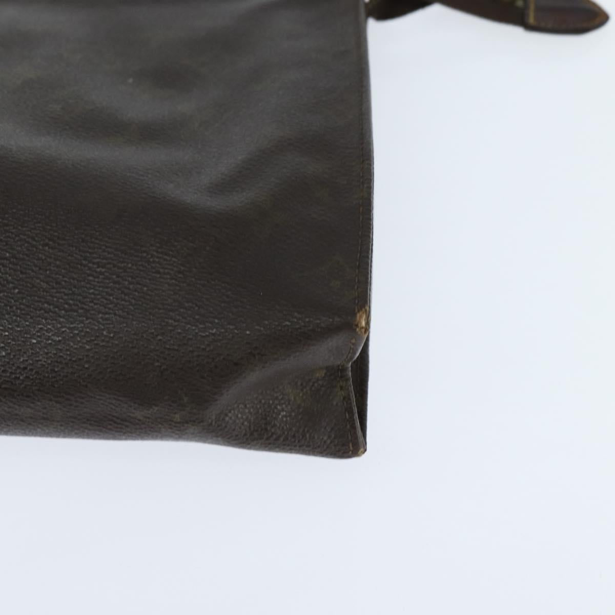 Burberrys Louis Vuitton Monogram Clutch Bag PVC Vintage 3Set Beige Auth am9305