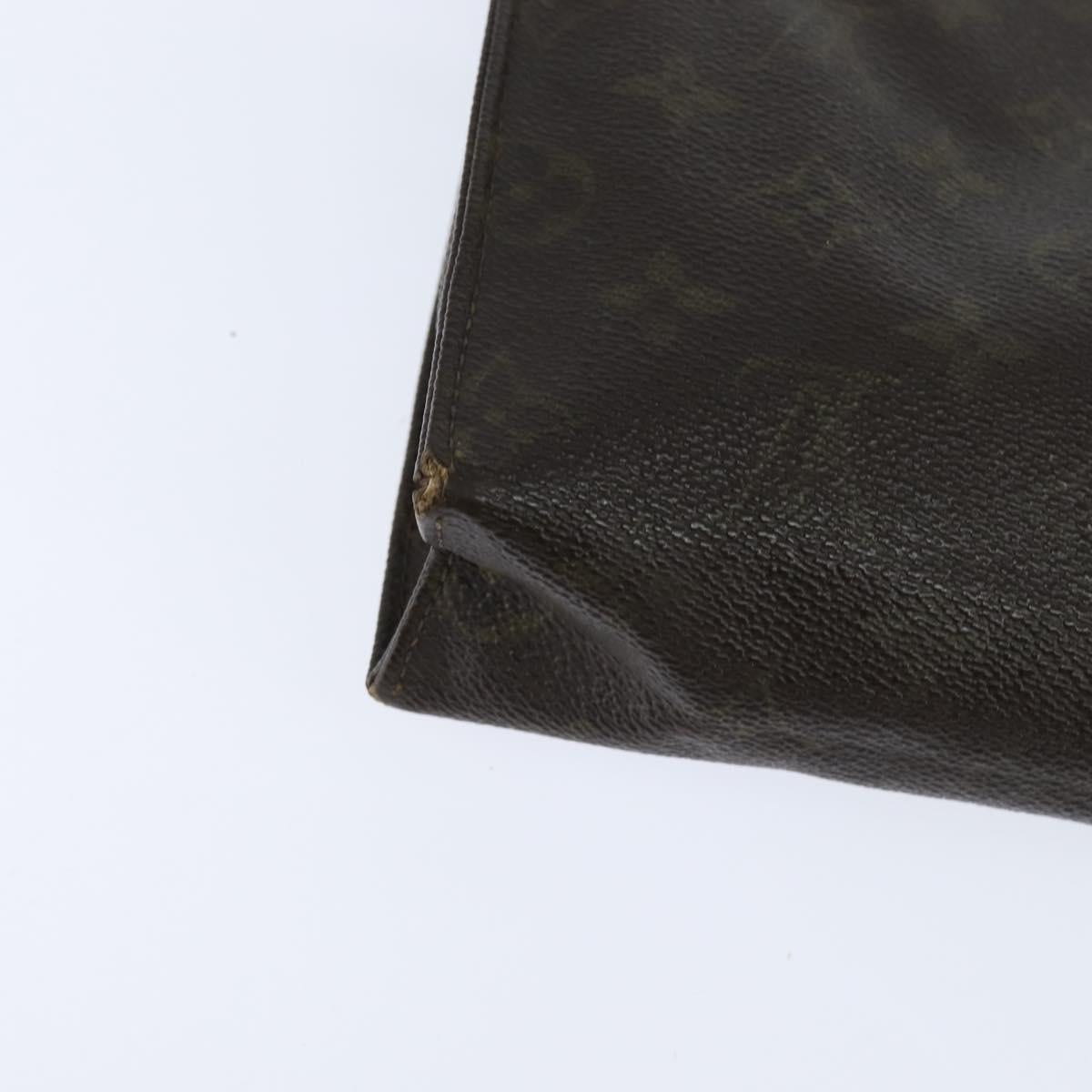 Burberrys Louis Vuitton Monogram Clutch Bag PVC Vintage 3Set Beige Auth am9305