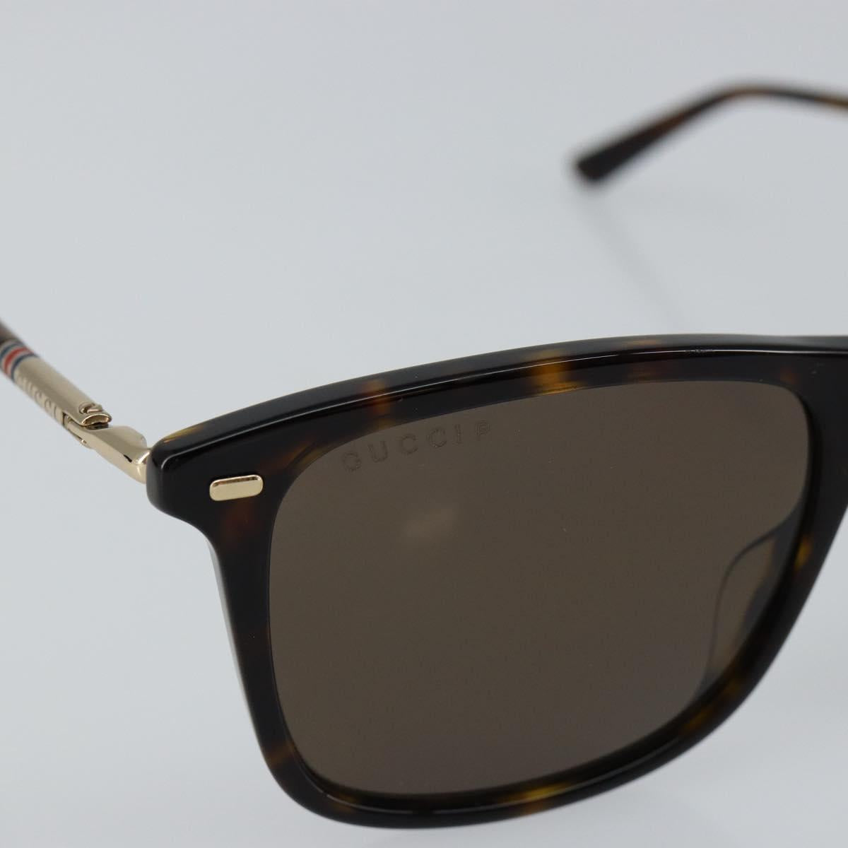 GUCCI Sherry Line Sunglasses plastic Dark Brown Auth am9309V