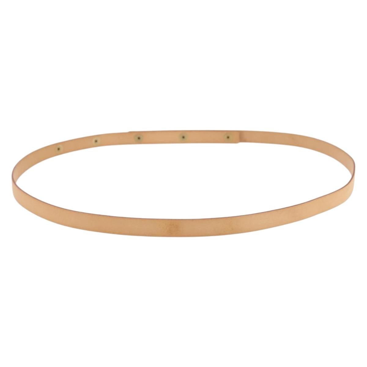 LOUIS VUITTON Florentine Shoulder Strap Leather 35.4"" Beige LV Auth am9312