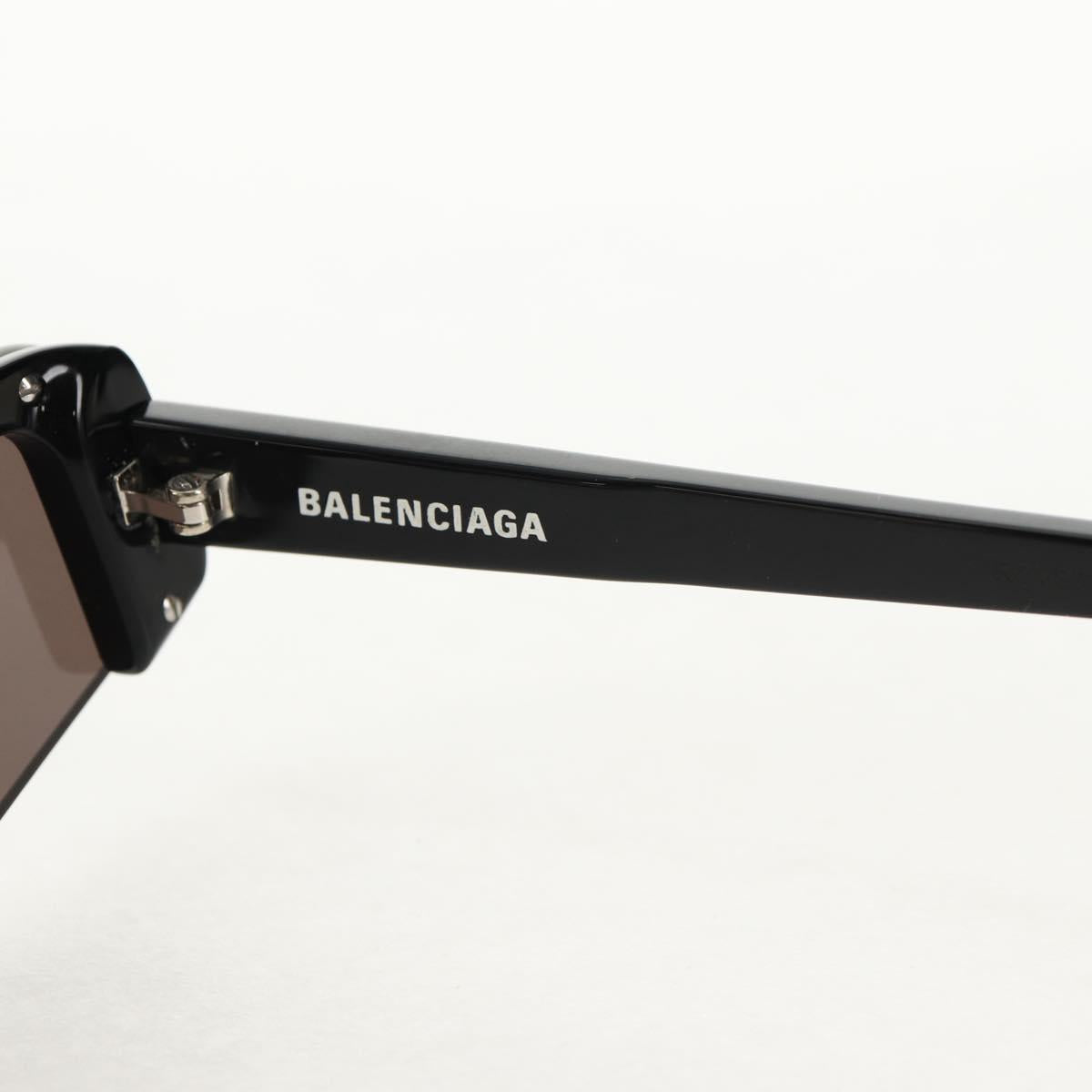 BALENCIAGA Sunglasses plastic Black Auth am9315M