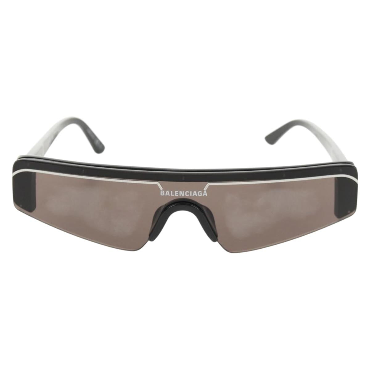 BALENCIAGA Sunglasses plastic Black Auth am9315M