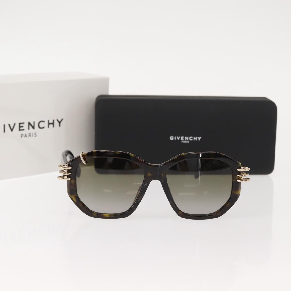GIVENCHY Sunglasses plastic Khaki Auth am9317