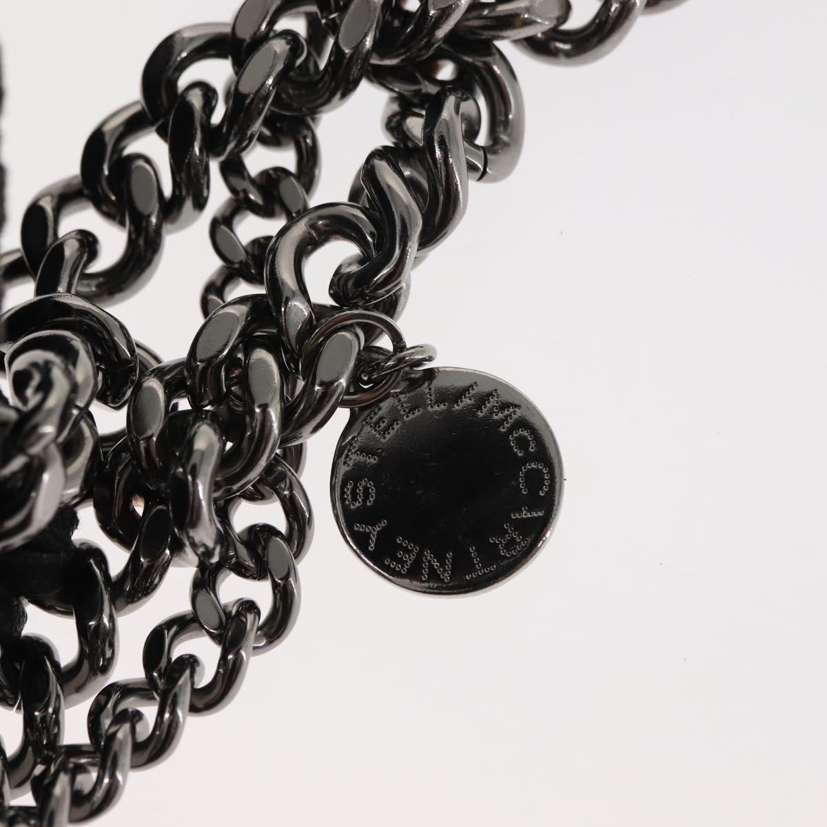 Stella MacCartney Chain Falabella Bag polyester 2way Black 371223 Auth am9328