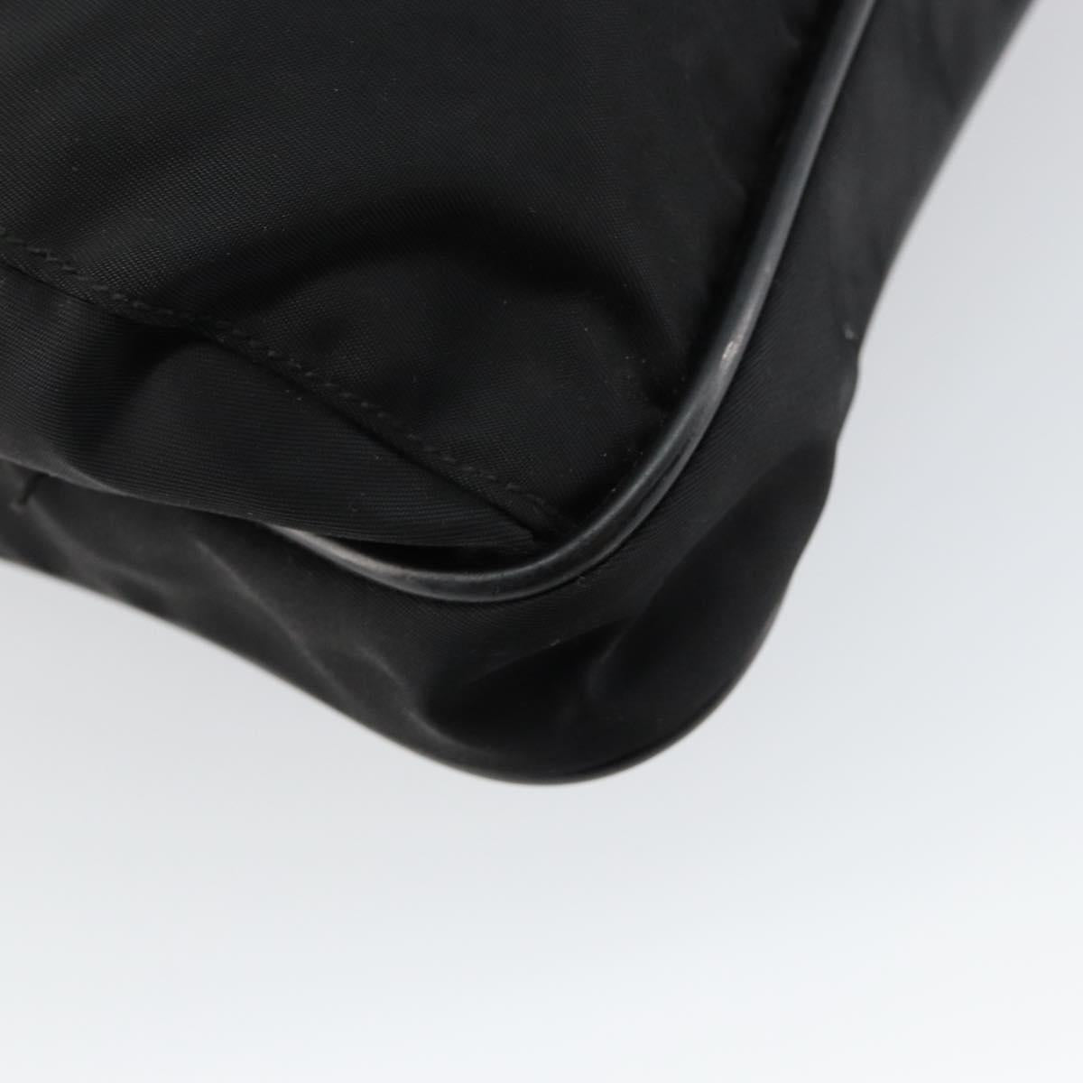 PRADA Shoulder Bag Nylon Black Auth am9329