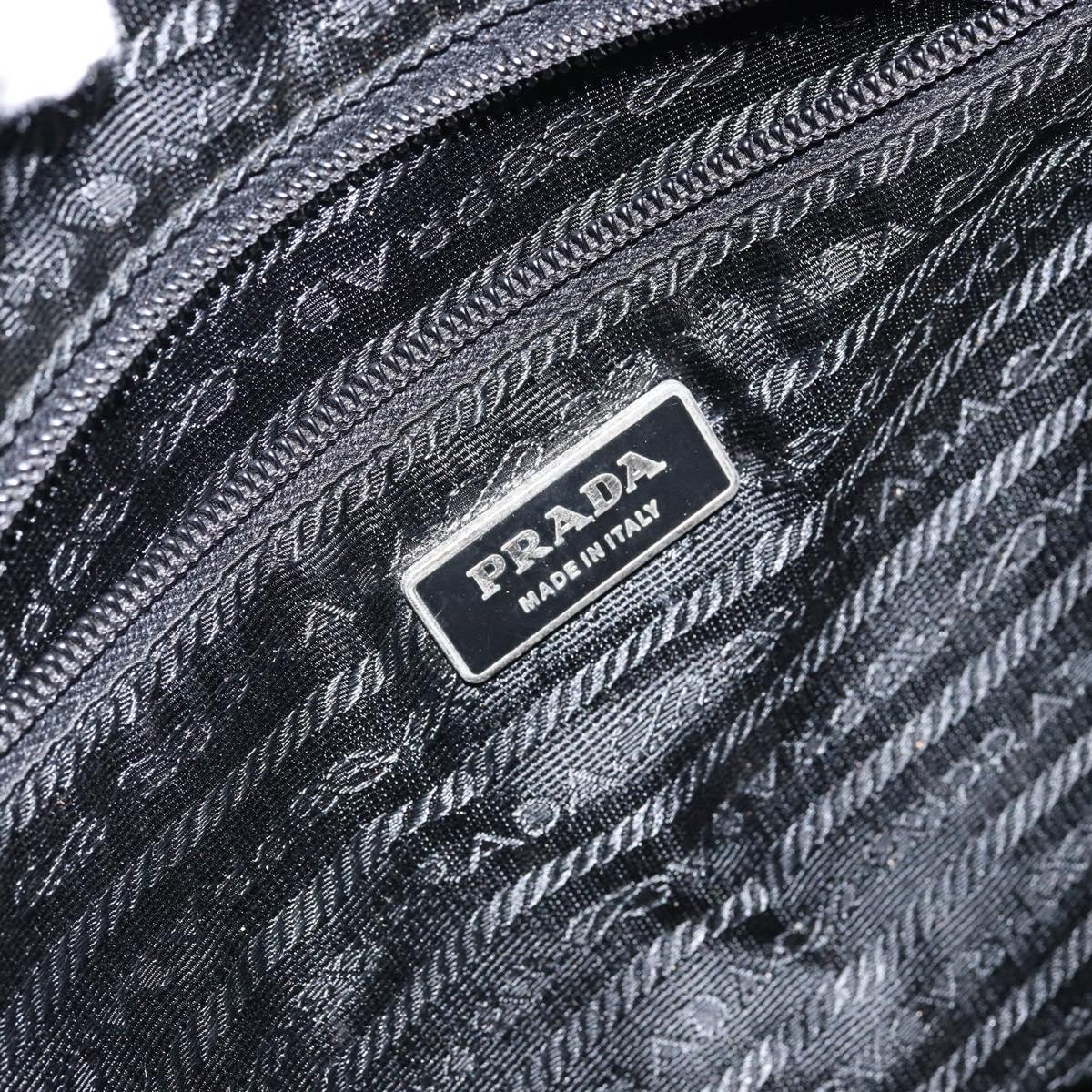 PRADA Shoulder Bag Nylon Black Auth am9329