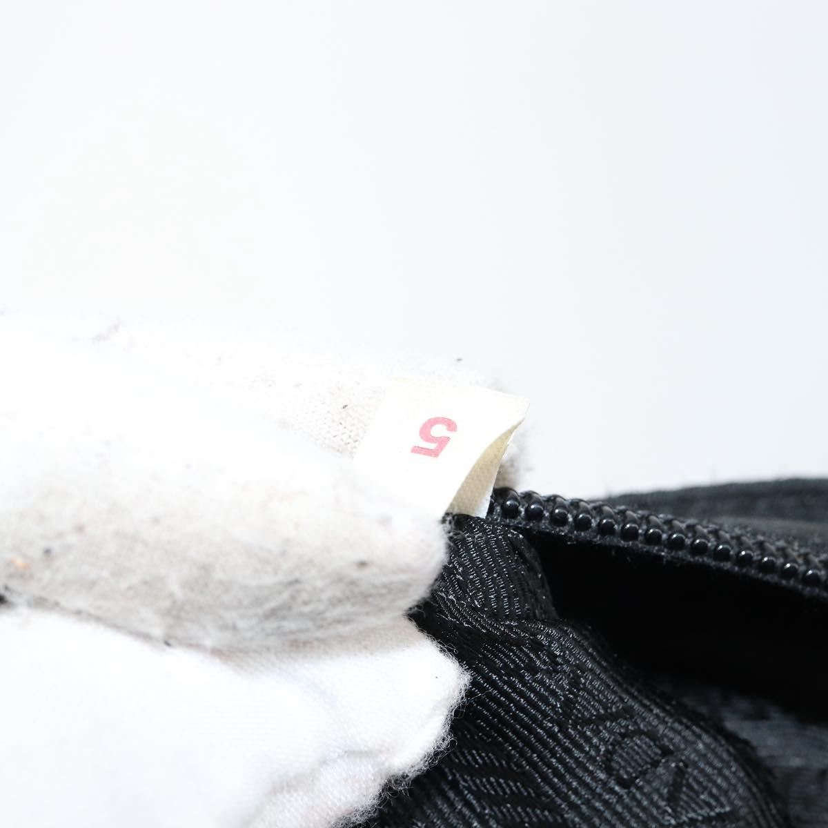 PRADA Shoulder Bag Nylon Black Auth am9329