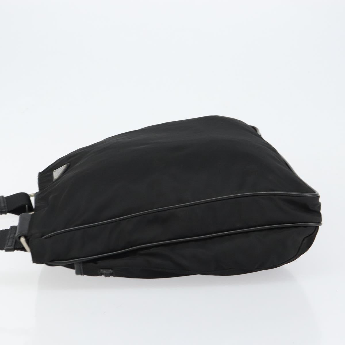 PRADA Shoulder Bag Nylon Black Auth am9329
