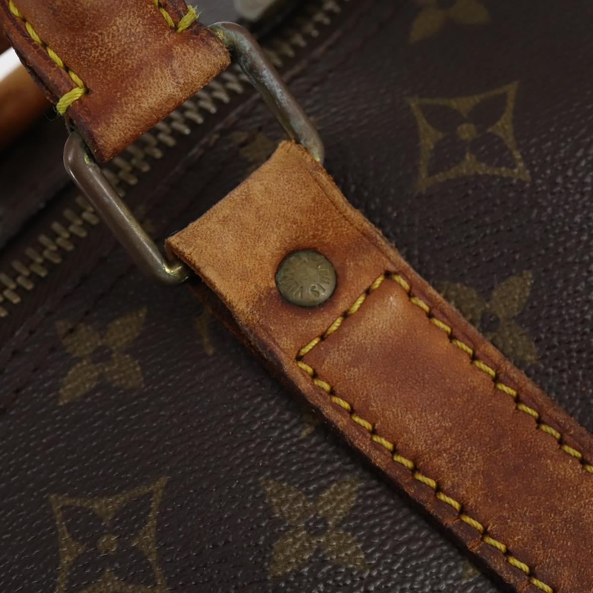 LOUIS VUITTON Monogram Keepall Bandouliere 60 Boston Bag M41412 LV Auth am9333