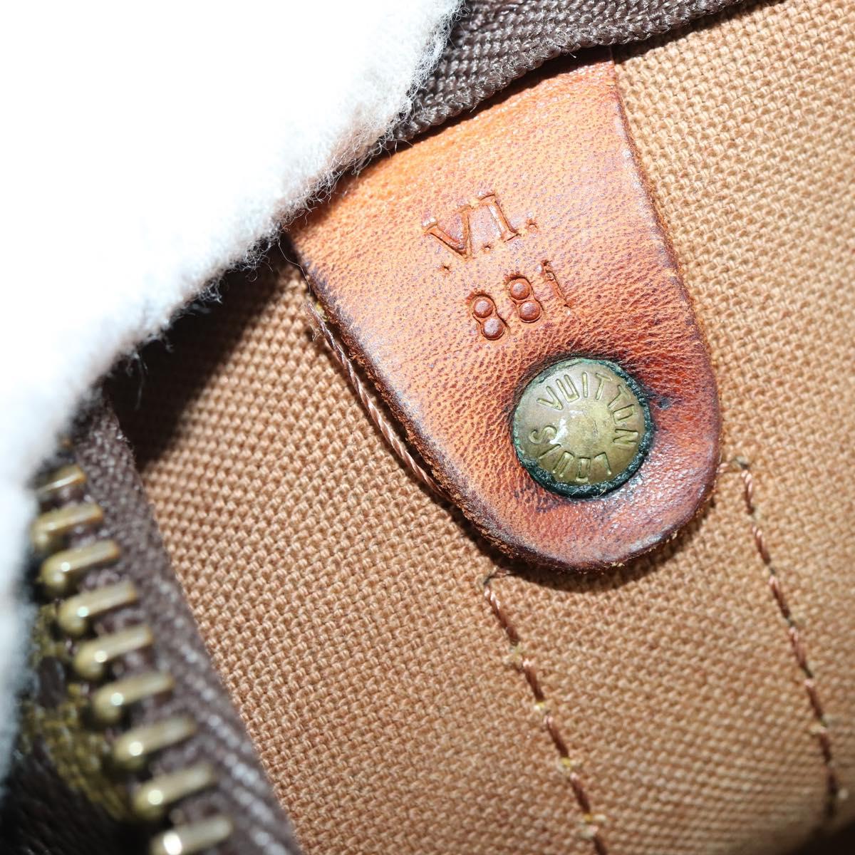 LOUIS VUITTON Monogram Keepall Bandouliere 60 Boston Bag M41412 LV Auth am9333