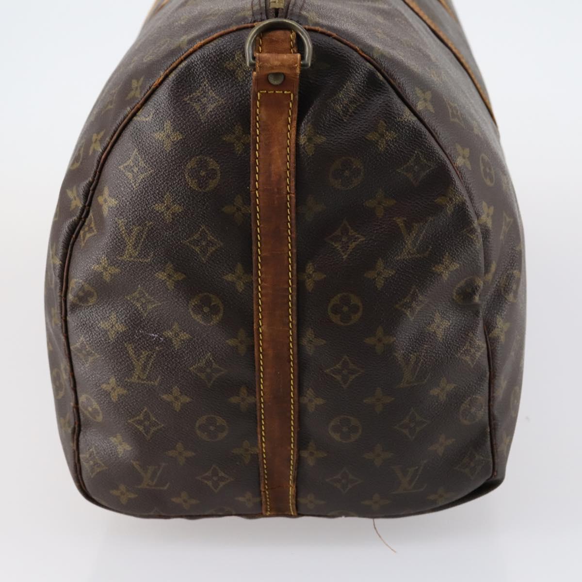 LOUIS VUITTON Monogram Keepall Bandouliere 60 Boston Bag M41412 LV Auth am9333