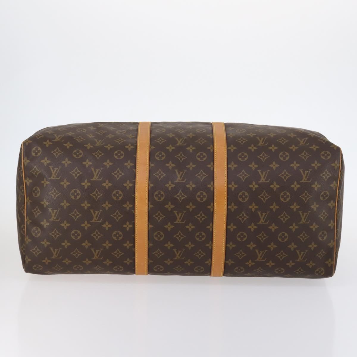 LOUIS VUITTON Monogram Keepall 60 Boston Bag M41422 LV Auth am9334