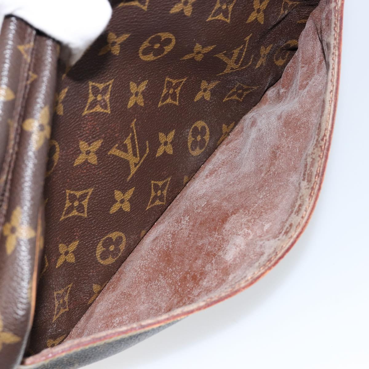 LOUIS VUITTON Monogram Compiegne 28 Clutch Bag M51845 LV Auth am9335