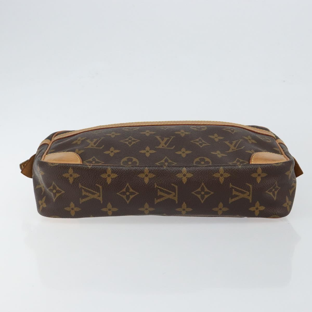 LOUIS VUITTON Monogram Compiegne 28 Clutch Bag M51845 LV Auth am9335