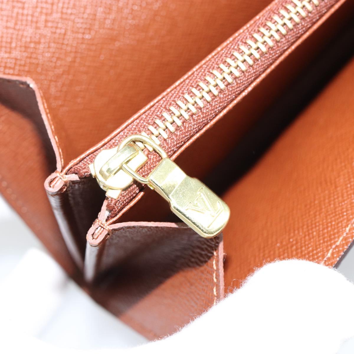 LOUIS VUITTON Monogram Pochette Porte Monnaie Credit Wallet M61726 Auth am9348V