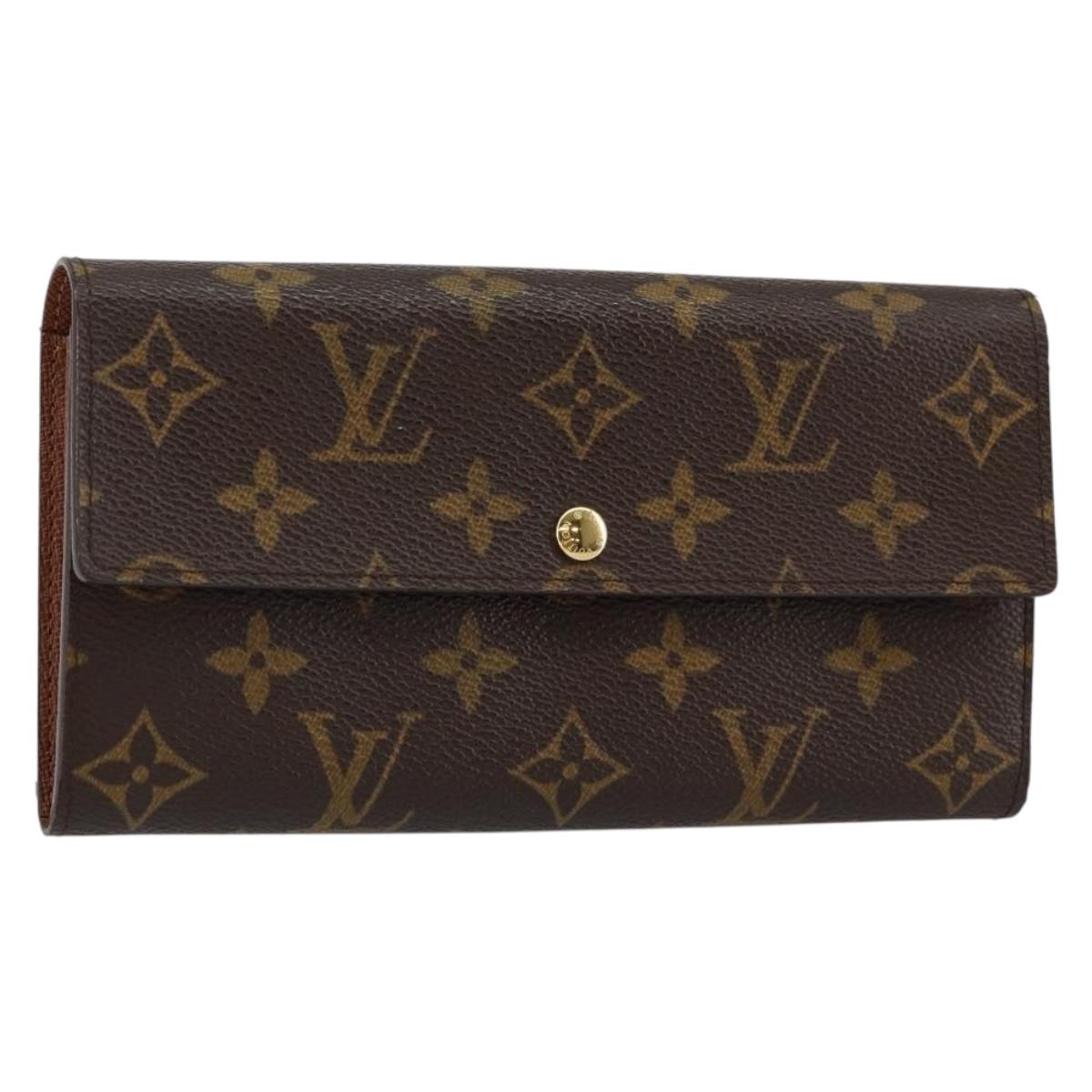 LOUIS VUITTON Monogram Pochette Porte Monnaie Credit Wallet M61726 Auth am9348V