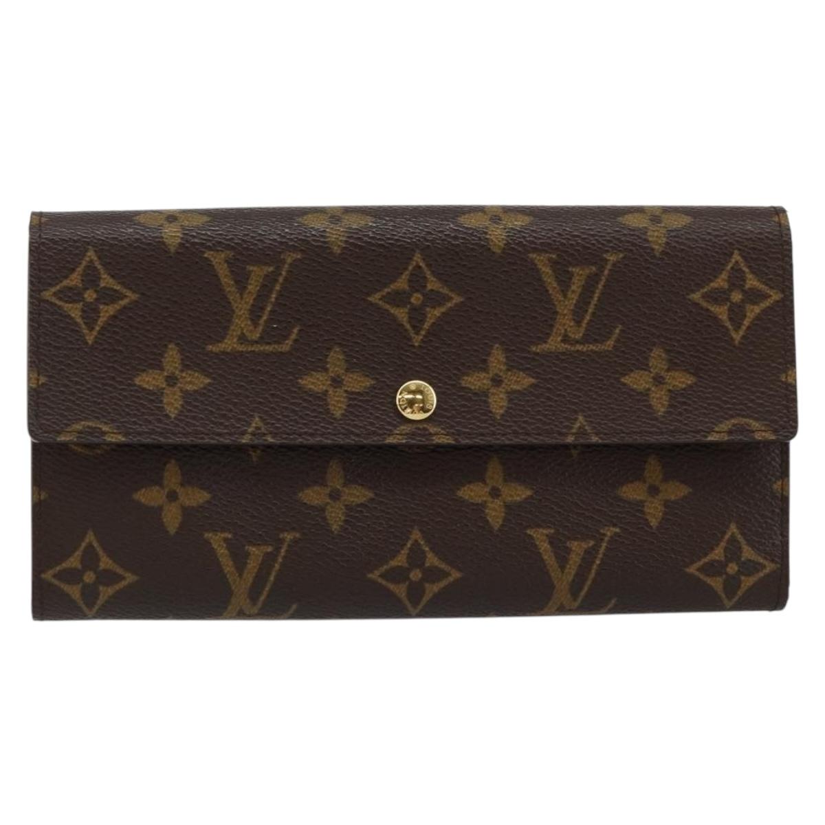 LOUIS VUITTON Monogram Pochette Porte Monnaie Credit Wallet M61726 Auth am9348V