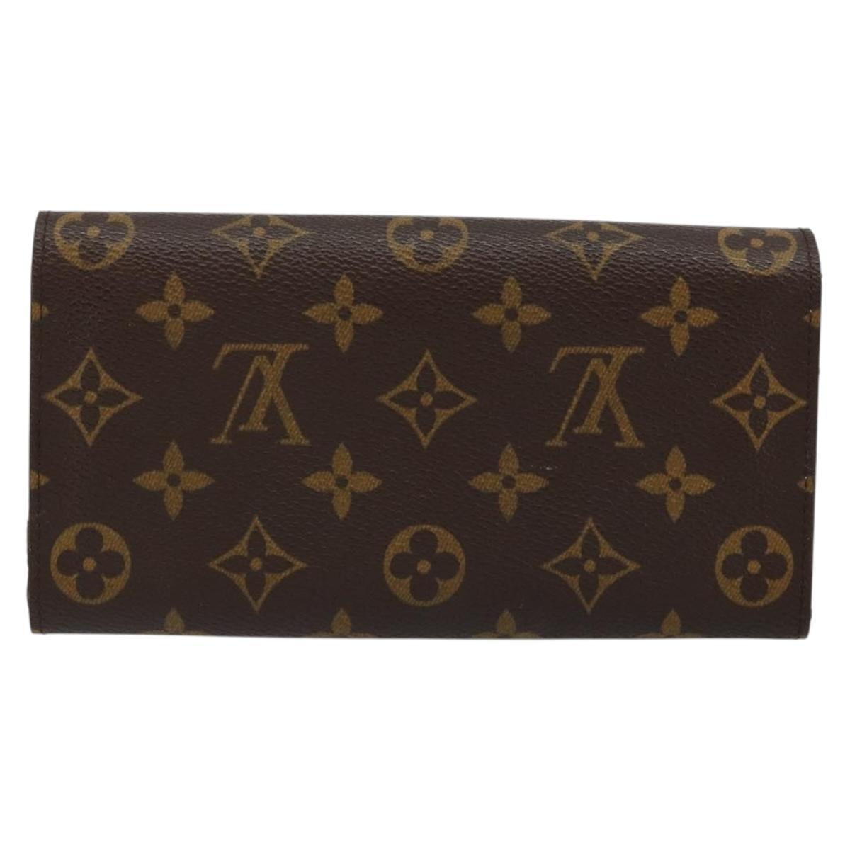 LOUIS VUITTON Monogram Pochette Porte Monnaie Credit Wallet M61726 Auth am9348V