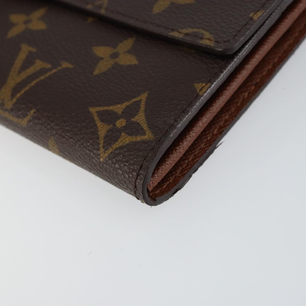 LOUIS VUITTON Monogram Pochette Porte Monnaie Credit Wallet M61726 Auth am9348V