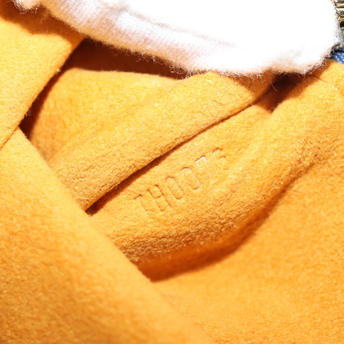 LOUIS VUITTON Monogram Denim Trousse Speedy GM Pouch Blue M95081 LV Auth am9350V