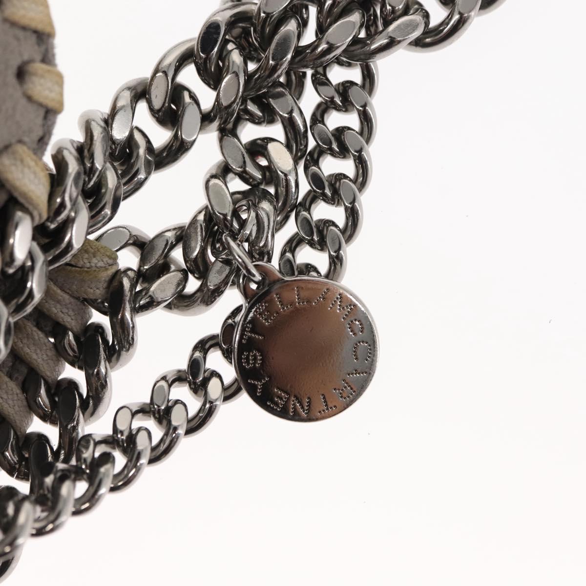Stella MacCartney Chain Falabella Bag polyester 2way Gray 371223 Auth am9356