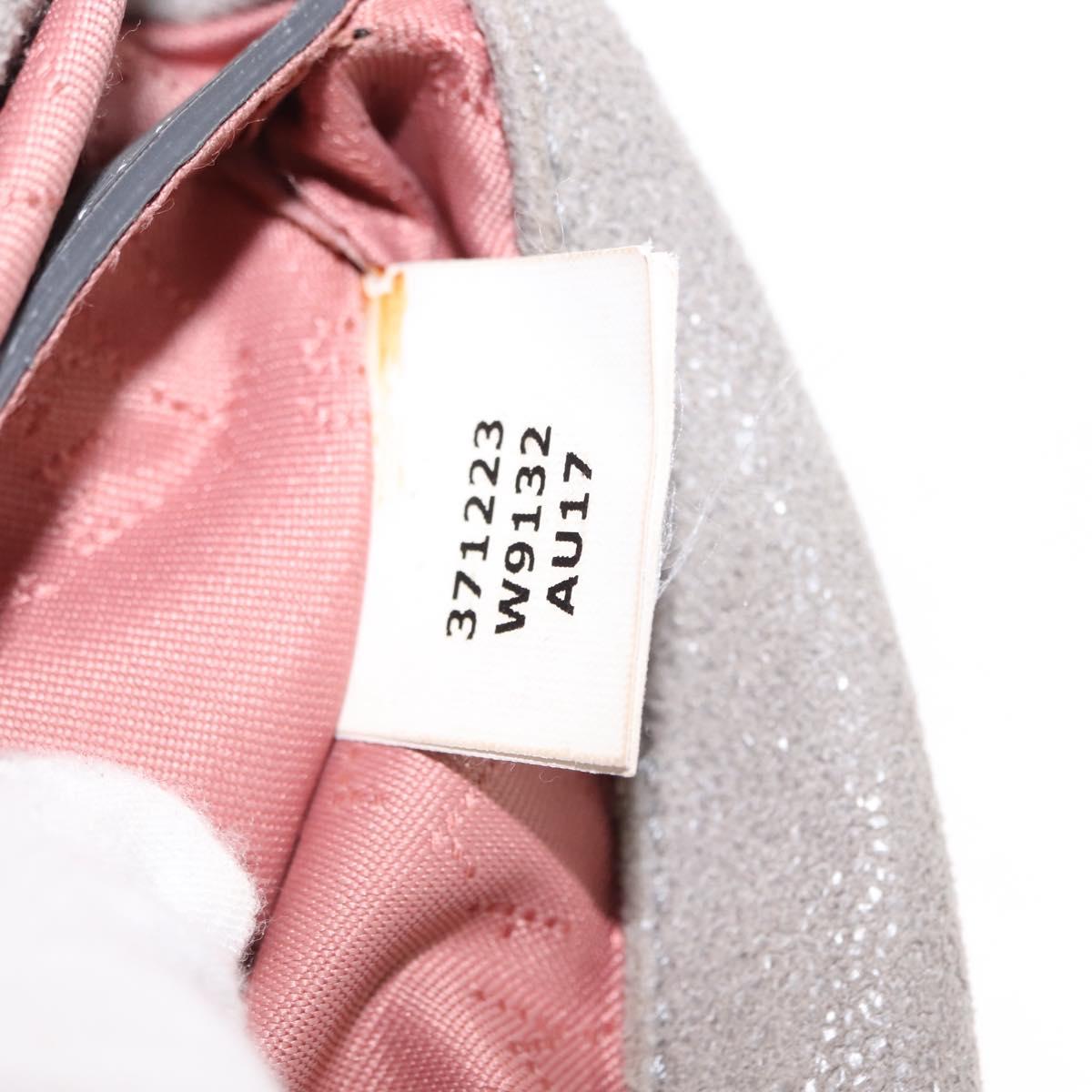 Stella MacCartney Chain Falabella Bag polyester 2way Gray 371223 Auth am9356