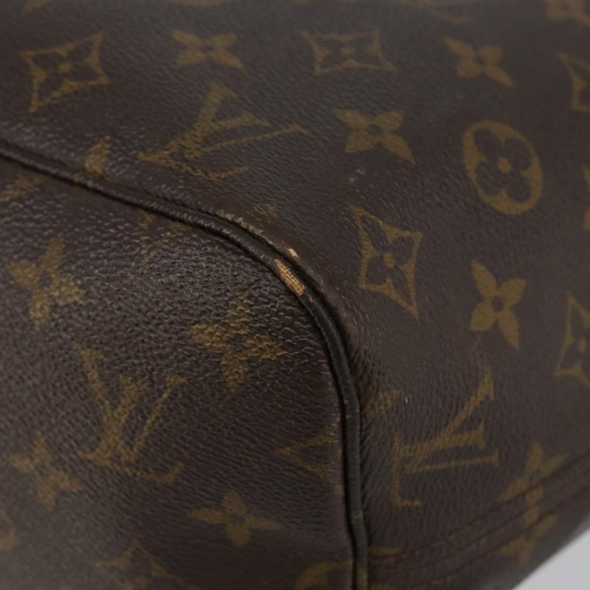 LOUIS VUITTON Monogram Neverfull MM Tote Bag M40156 LV Auth am9358