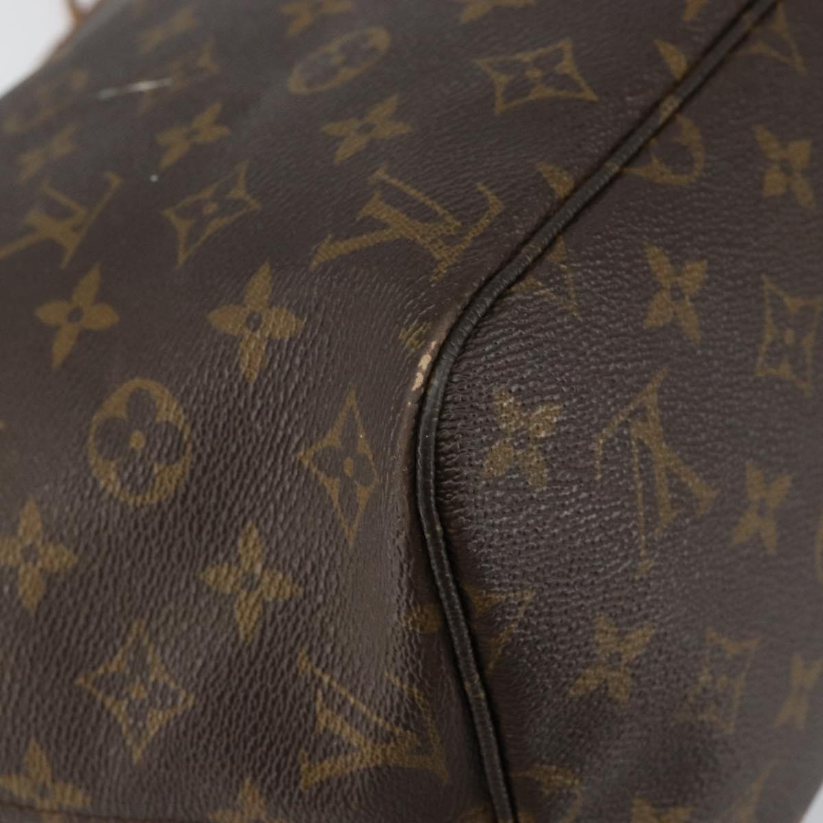 LOUIS VUITTON Monogram Neverfull MM Tote Bag M40156 LV Auth am9358