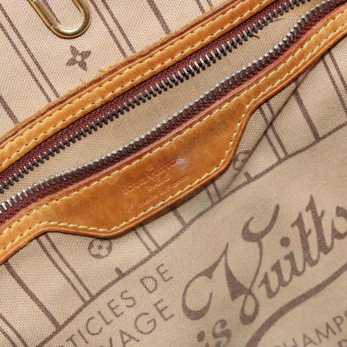 LOUIS VUITTON Monogram Neverfull MM Tote Bag M40156 LV Auth am9358
