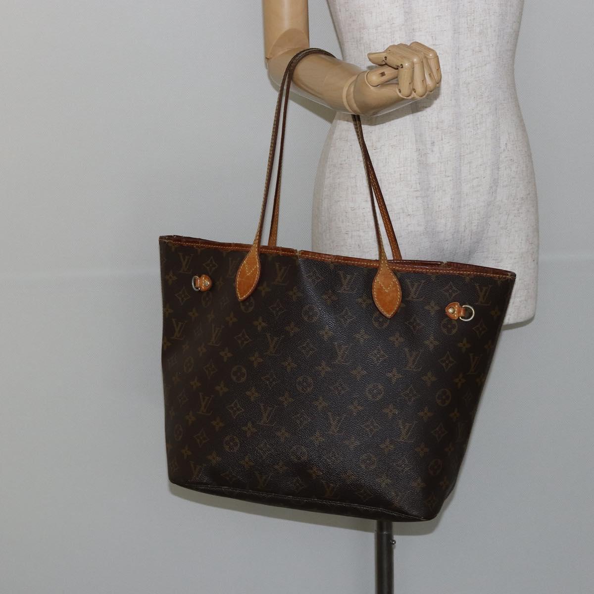 LOUIS VUITTON Monogram Neverfull MM Tote Bag M40156 LV Auth am9358