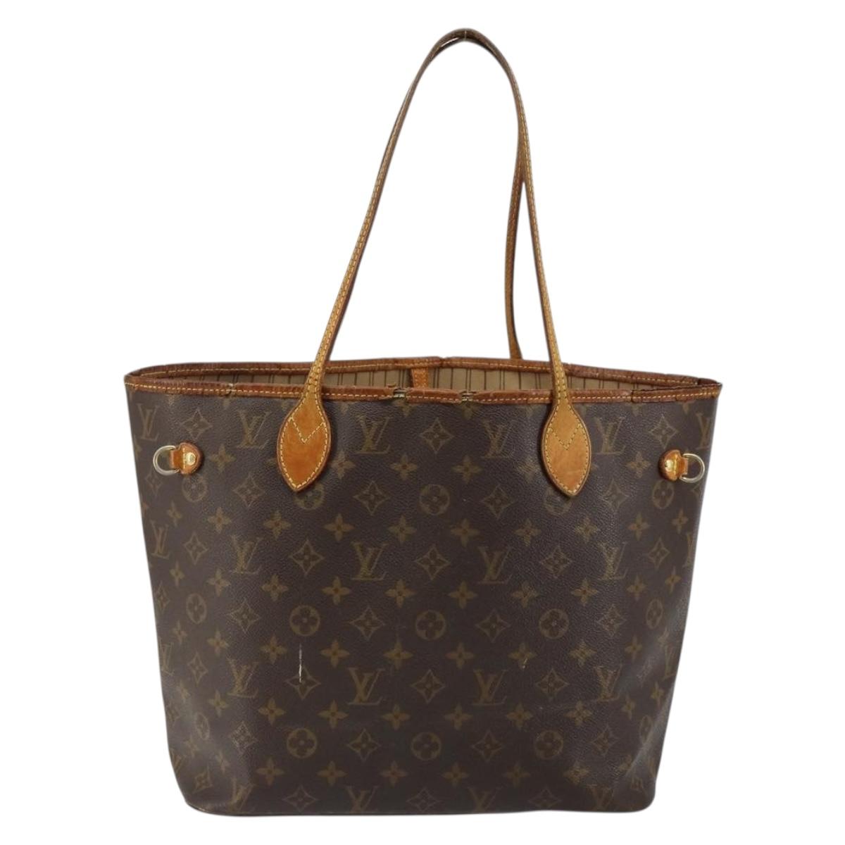 LOUIS VUITTON Monogram Neverfull MM Tote Bag M40156 LV Auth am9358