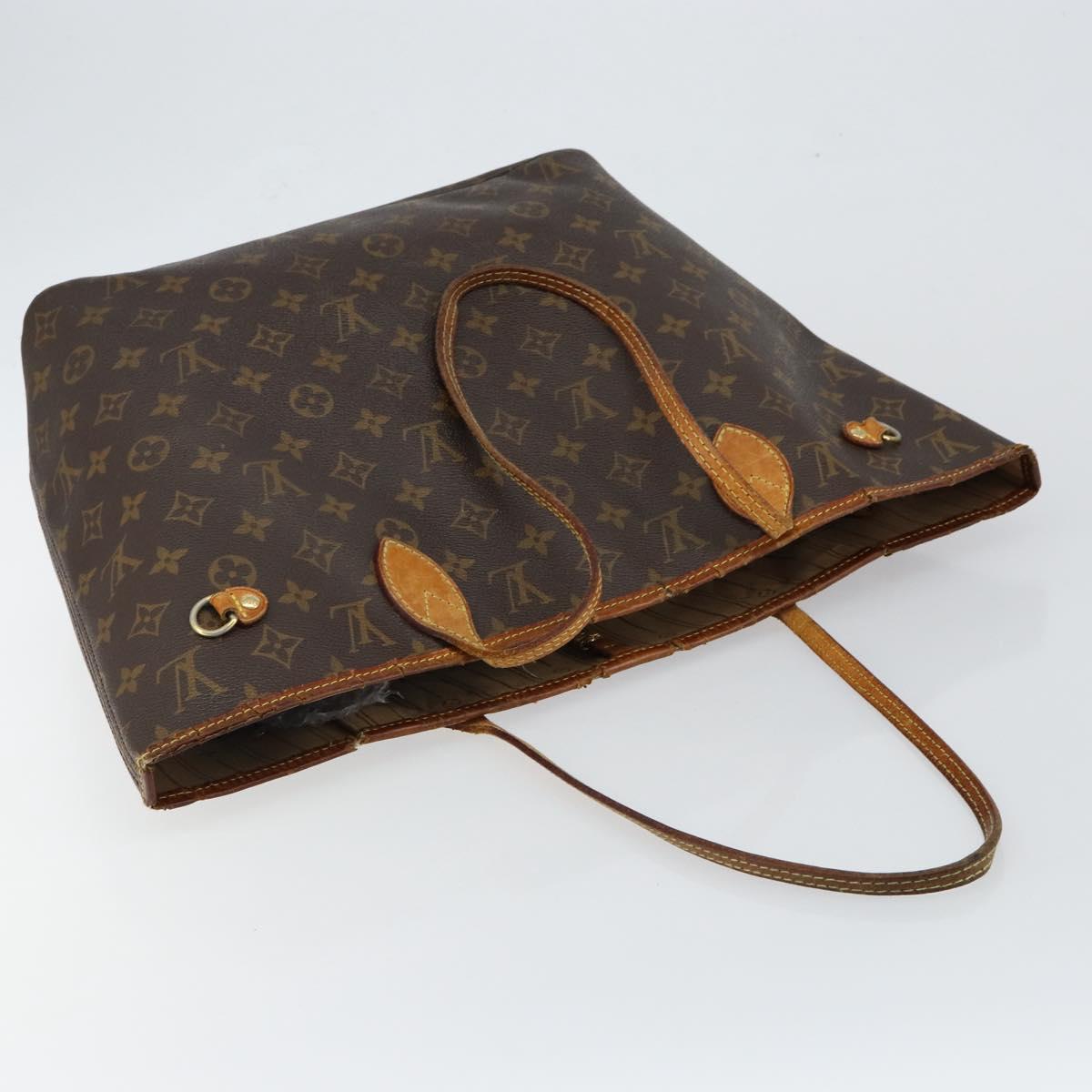 LOUIS VUITTON Monogram Neverfull MM Tote Bag M40156 LV Auth am9358