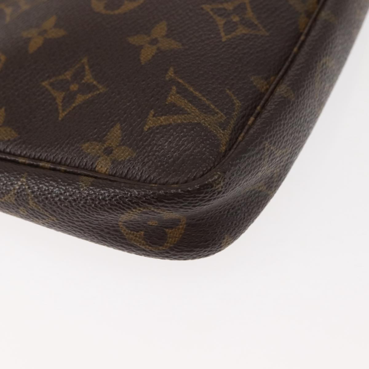 LOUIS VUITTON Monogram Pochette Accessoires Pouch M51980 LV Auth am9359