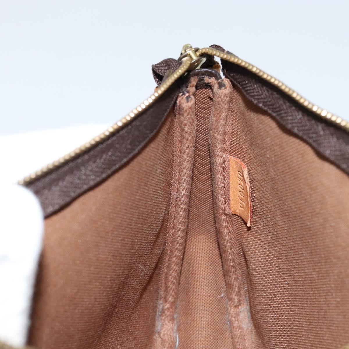 LOUIS VUITTON Monogram Pochette Accessoires Pouch M51980 LV Auth am9360