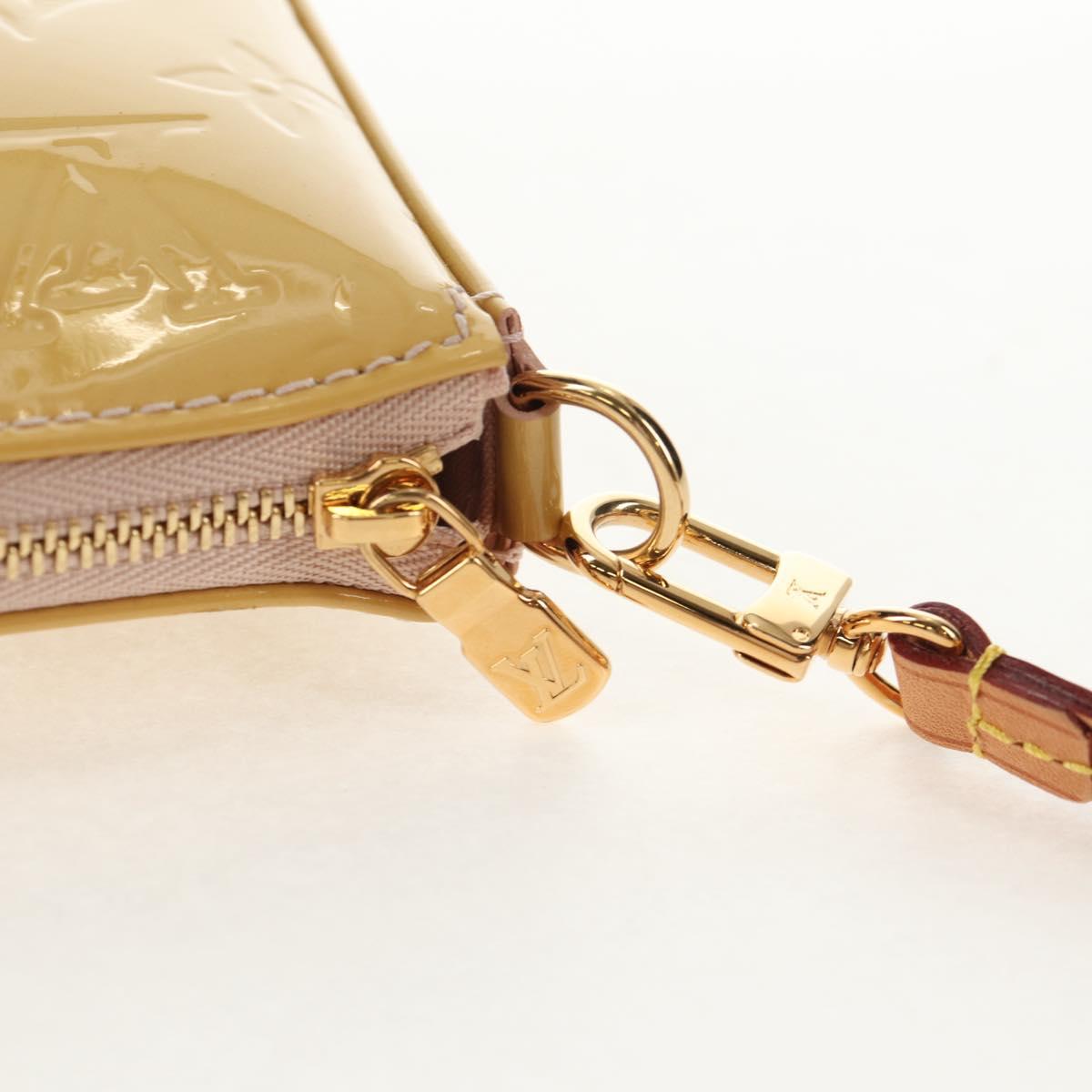 LOUIS VUITTON Vernis Pochette Accessoires Rose Angelique M90072 Auth am9362V