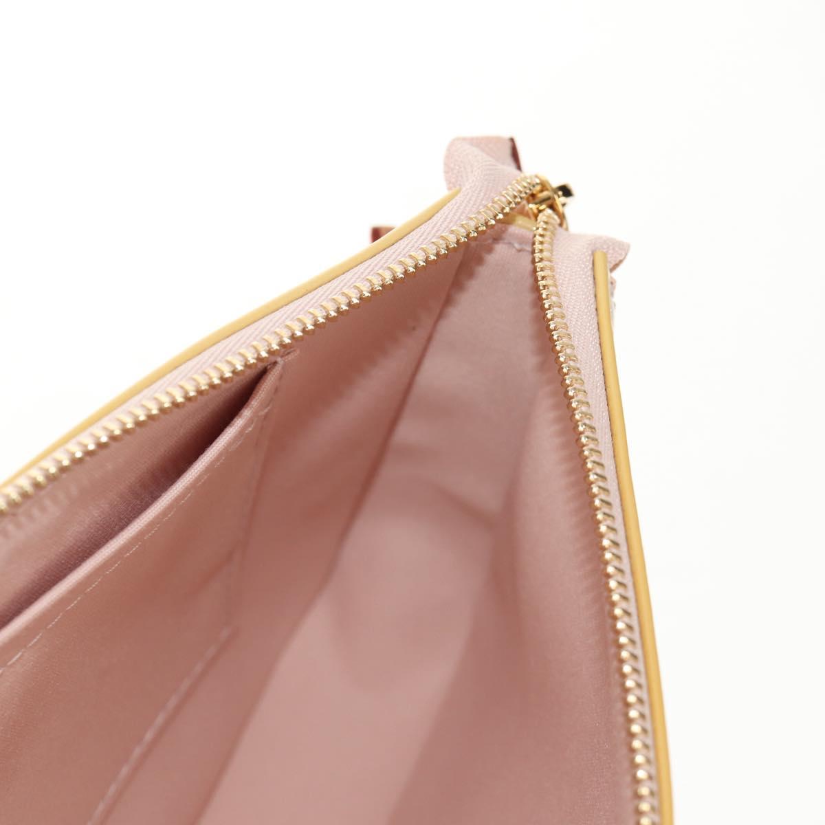 LOUIS VUITTON Vernis Pochette Accessoires Rose Angelique M90072 Auth am9362V
