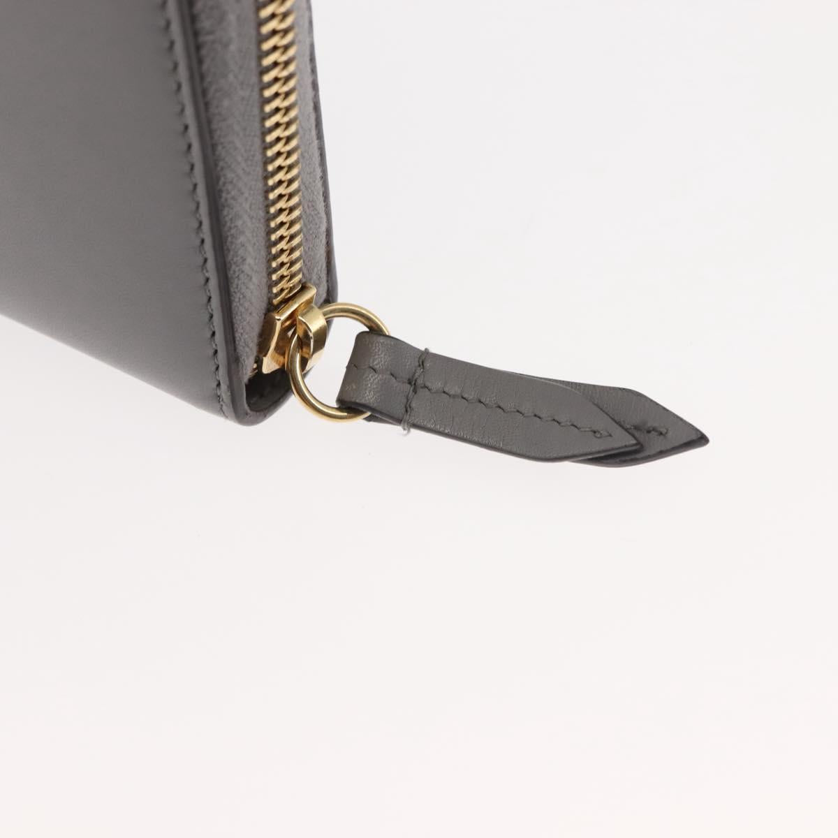 GUCCI GG Ribbon Japan limited Long Wallet Leather Blue Gold 435819 Auth am9366