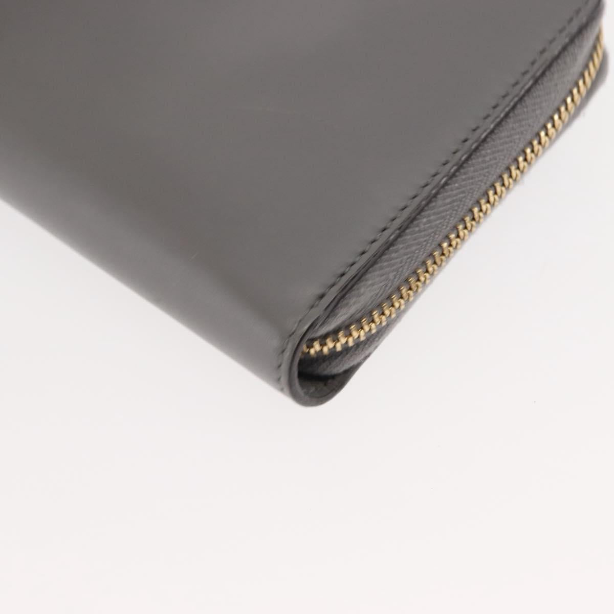 GUCCI GG Ribbon Japan limited Long Wallet Leather Blue Gold 435819 Auth am9366