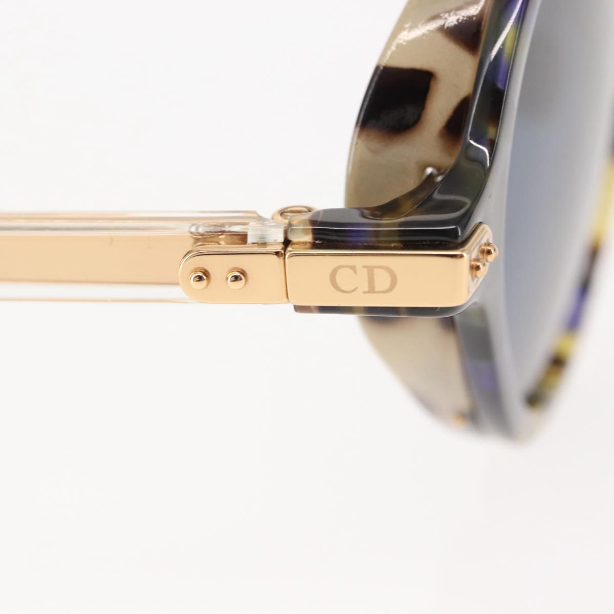 Christian Dior Sunglasses metal Gold Auth am9369