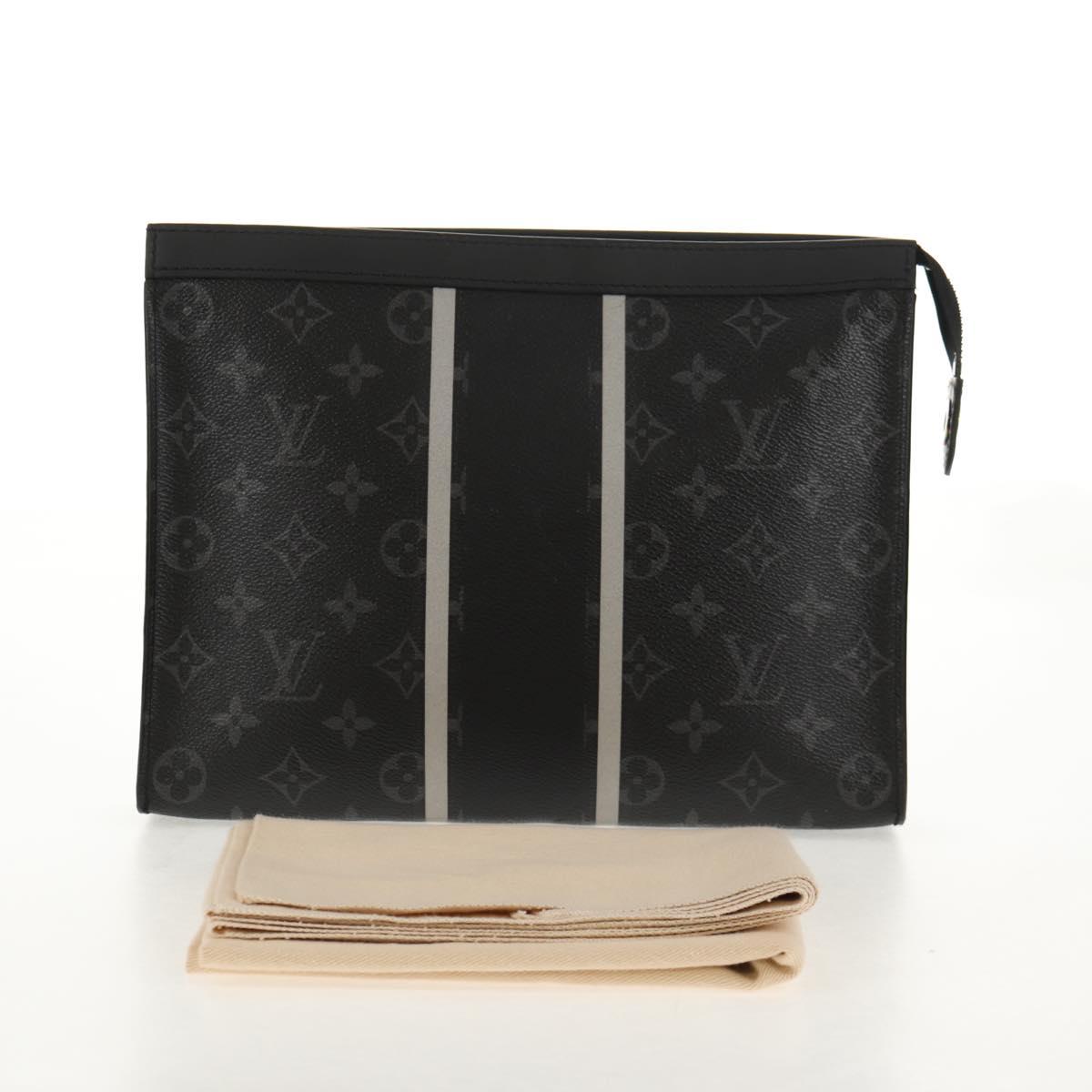 LOUIS VUITTON Eclipse Fragment Pochette Voyage MM Bag M64440 LV Auth am9374M