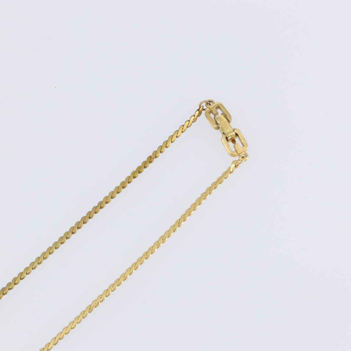 GIVENCHY Necklace metal Gold Auth am9376