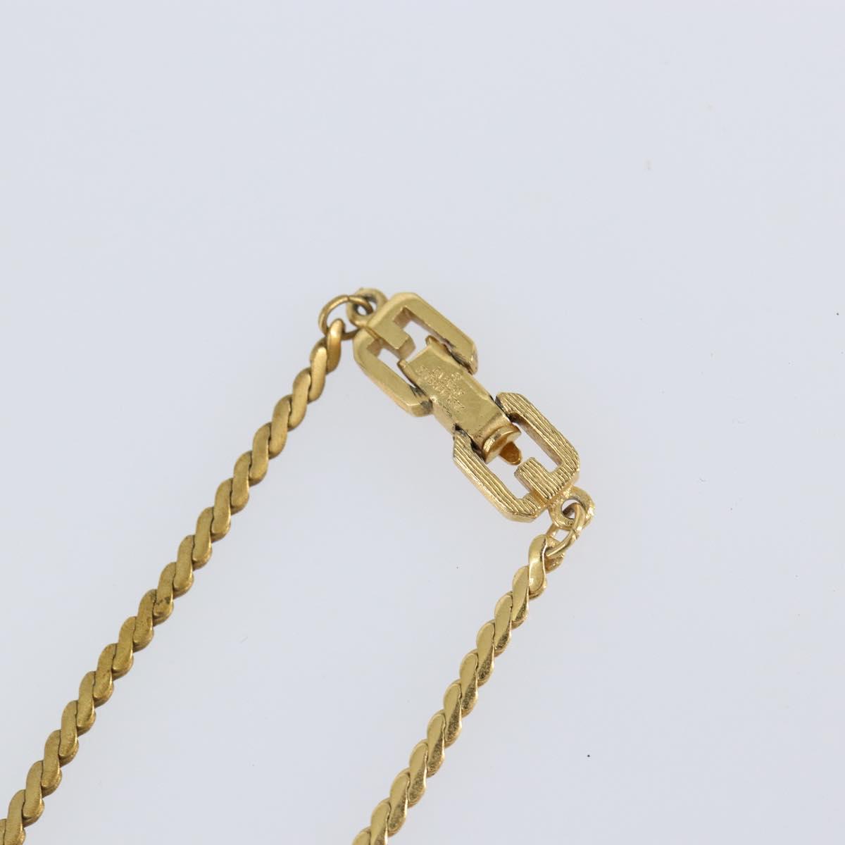 GIVENCHY Necklace metal Gold Auth am9376